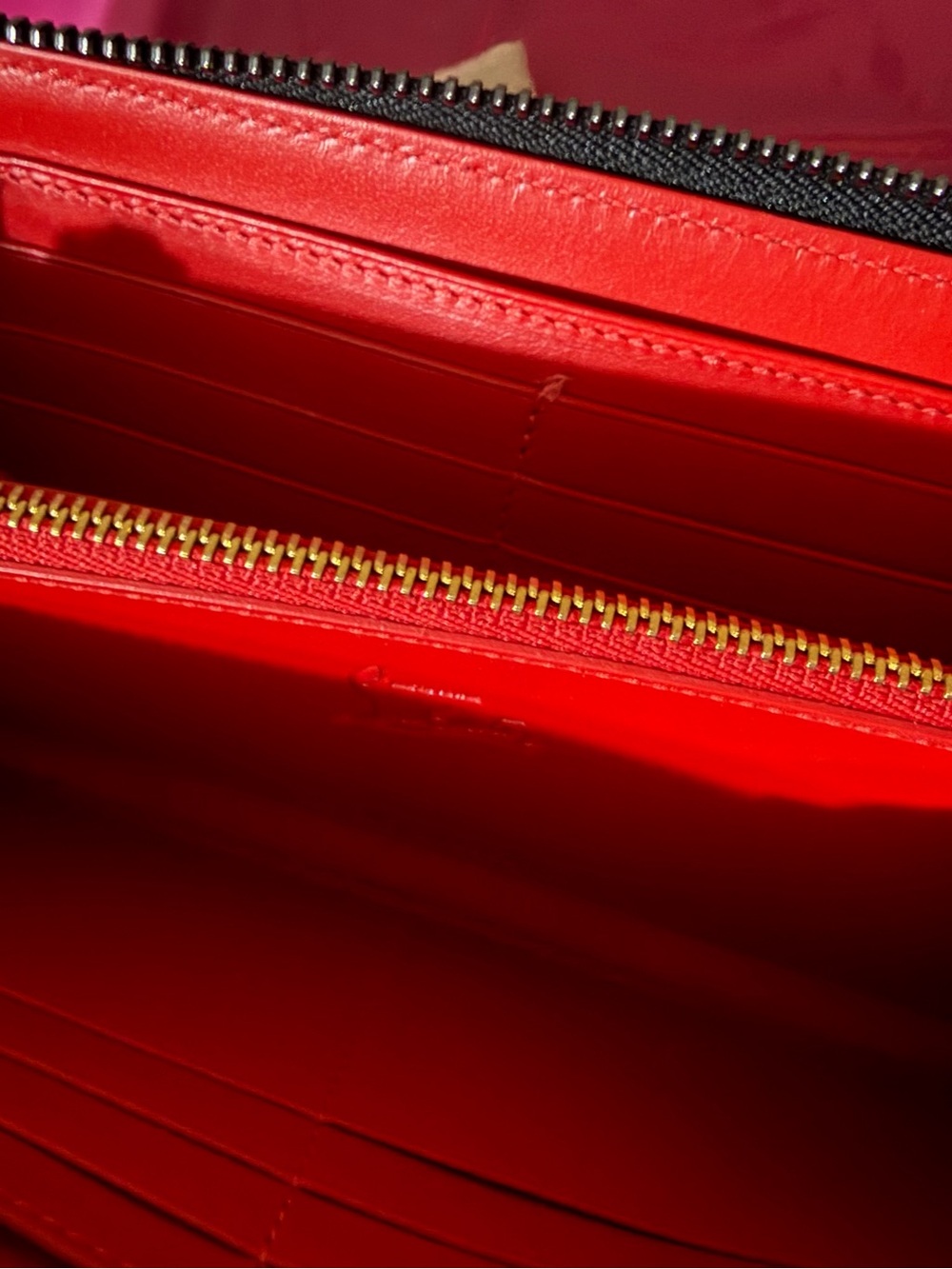 Christian Louboutin Panettone Wallet in "Toile Loubi"  with dust bag. - Picture 5 of 8